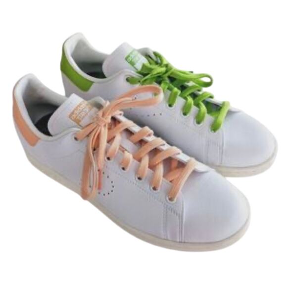 Adidas Stan Smith x Disney Miss Piggy Kermit Sneakers Men's 8 Pink & Green - Picture 1 of 12